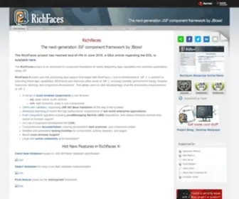 Richfaces.org(JBoss Community) Screenshot