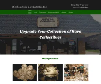 Richfieldcoinandcollectibles.com(Richfield Coin & Collectibles Inc) Screenshot