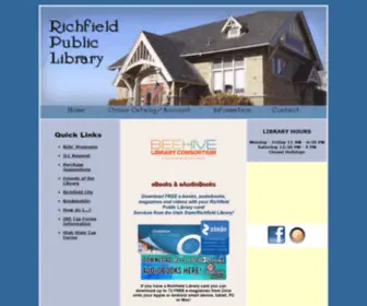 Richfieldlibrary.com(Richfield Public Library) Screenshot