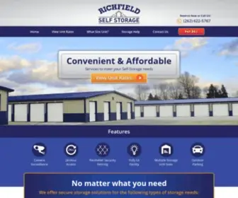 Richfieldselfstorage.com(Self Storage) Screenshot