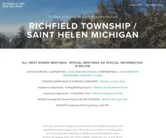 Richfieldtownship.org(Richfield Twp) Screenshot