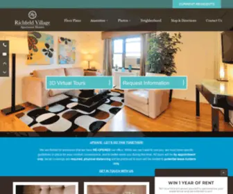 Richfieldvillage.com(Clifton, NJ Apartments in Richfield) Screenshot