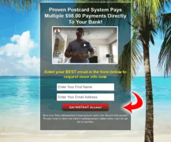 Richfrompostcards.com(Make Money Mailing Postcards) Screenshot