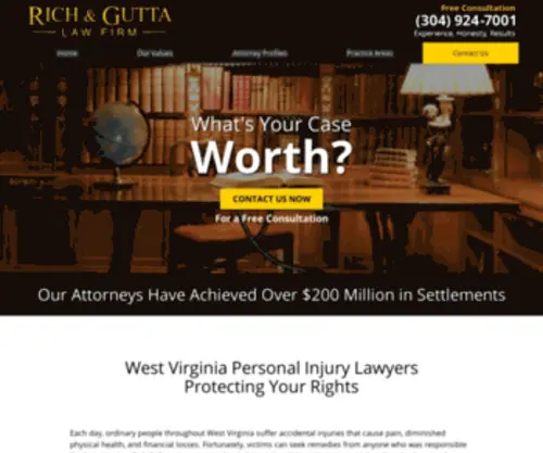 Richguttalaw.com(Test Page for 64.41.158.154) Screenshot