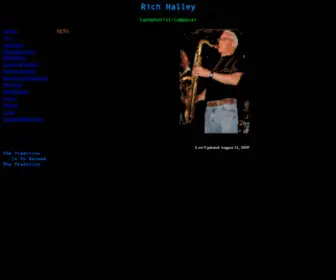 Richhalley.com(Rich Halley) Screenshot