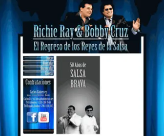 Richieraybobbycruz.net(Richie Ray Y Bobby Cruz) Screenshot