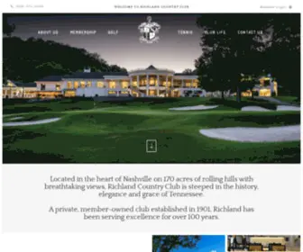 Richlandcc.com(Richland Country Club) Screenshot