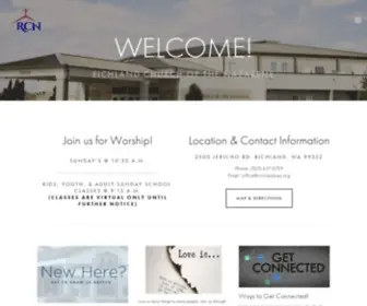 Richlandnaz.org(Richland Church of the Nazarene) Screenshot