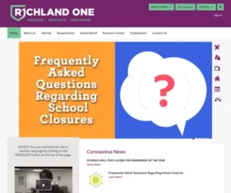 Richlandone.org(Richland County School District One) Screenshot