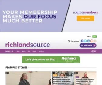 Richlandsource.com(North Central Ohio's Independent Local News) Screenshot