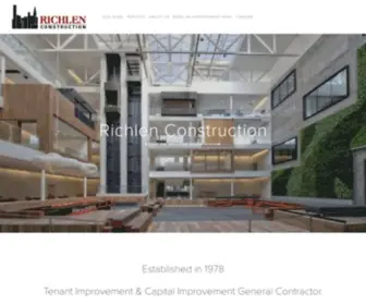 Richlen.com(Richlen Construction) Screenshot