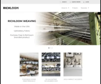 Richloom.com(Richloom Fabrics) Screenshot