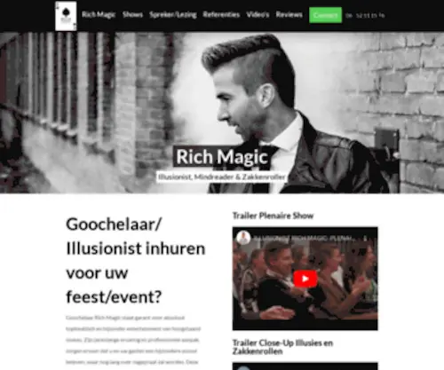 Richmagic.nl(Rich Magic) Screenshot