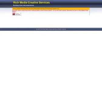 Richmediacs.com(Rich Media Creative Services) Screenshot