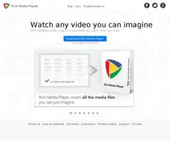 Richmediaplayer.com(Rich Media Player) Screenshot