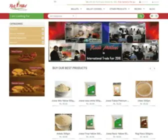 Richmillet.com(Millets Online store in Hyderabad) Screenshot