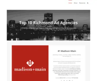 Richmondadagency.com(Top 10 Richmond Ad Agencies) Screenshot