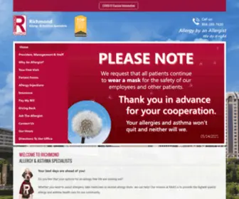 Richmondallergy.com(Richmond Allergy & Asthma Specialists) Screenshot