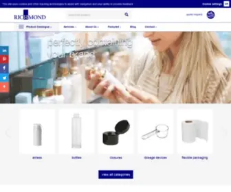 Richmondcontainers.com(Bottles, Jars, Closures, Airless Dispenser, Foam Bottles, Foam Pumps, Premium Beauty Packaging, Dispensing Pumps, Cosmetic Dropper Pipettes) Screenshot