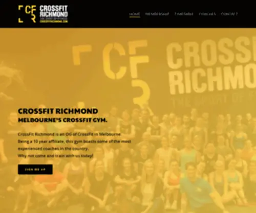Richmondcrossfit.com(CrossFit Richmond) Screenshot