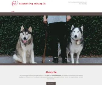 Richmonddogwalkingco.com(Richmond Dog Walking Co) Screenshot