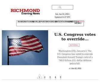 Richmondeveningnews.com(Richmond Evening News) Screenshot