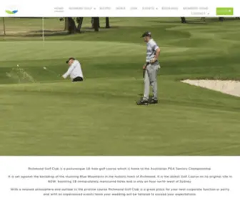 Richmondgolfclub.com.au(Richmond Golf Club) Screenshot