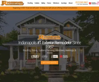 Richmondguttering.com(Roofing Company) Screenshot