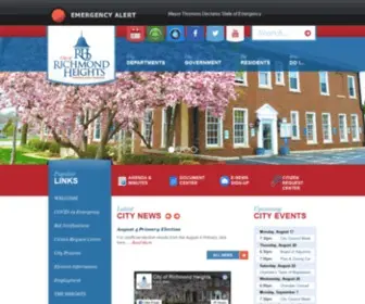 Richmondheights.org(City of Richmond Heights) Screenshot