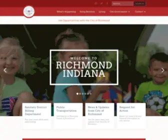 Richmondindiana.gov(Richmond, Indiana) Screenshot