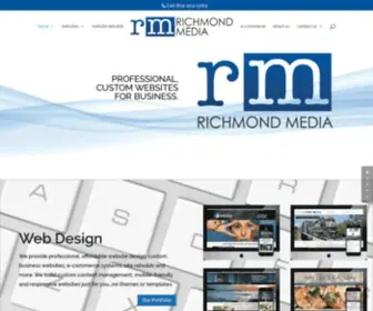 Richmondmedia.com(Small Business Website Design in WIlliamsburg & RIchmond) Screenshot