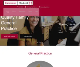 Richmondmedical.com.au(Richmond Medical) Screenshot