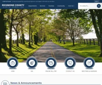 Richmondnc.com(Richmond County) Screenshot