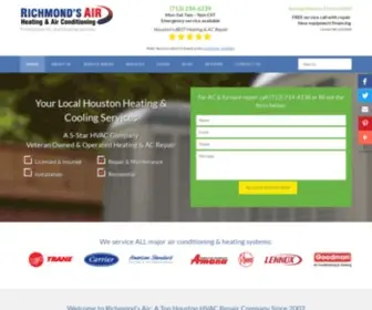 Richmondsair.com(Beat Houston Heat) Screenshot