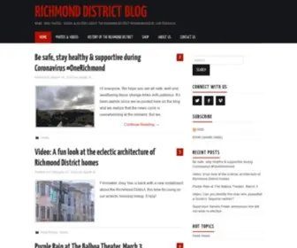 Richmondsfblog.com(The Richmond District Blog of San Francisco) Screenshot