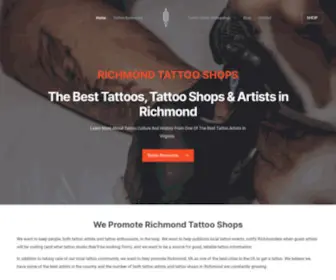 Richmondtattooshops.com(Tattoo Shops in Richmond) Screenshot