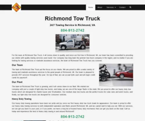 Richmondtowtruck.com(Richmondtowtruck) Screenshot