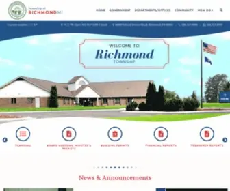 Richmondtwp.org(Township of Richmond) Screenshot