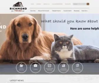 Richmondtx.gov(City of Richmond) Screenshot