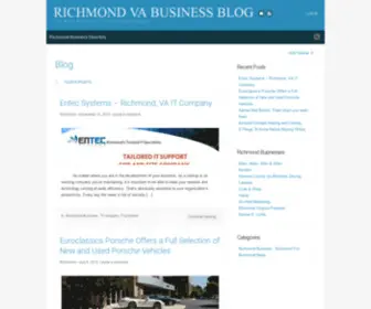 Richmondvabusiness.com(Richmond Va Business Blog) Screenshot