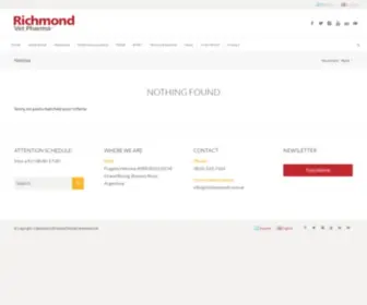Richmondvet.com.ar(Richmond Vet Pharma) Screenshot