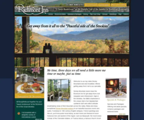 Richmontinn.com(Smoky Mountains Bed and Breakfast) Screenshot