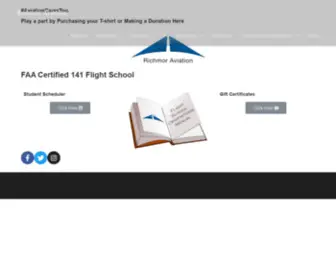 Richmorflightschool.com(Flight School) Screenshot