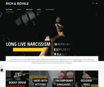 Richnroyale.com(Rich& Royale) Screenshot