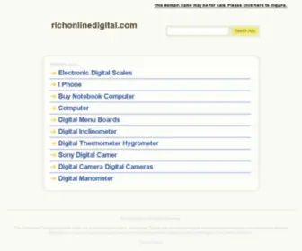 Richonlinedigital.com(Home page) Screenshot