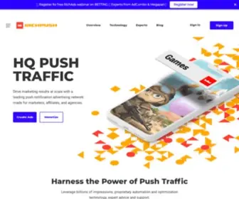 Richpush.co(Push Ads Network) Screenshot