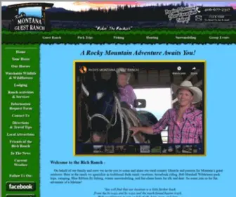 Richranch.com(The Rich Ranch) Screenshot