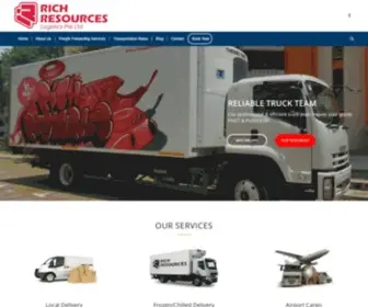 Richresources.sg(Rich Resources Logistics) Screenshot