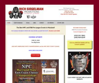 Richsiegelman.com(Kutz Promotions) Screenshot