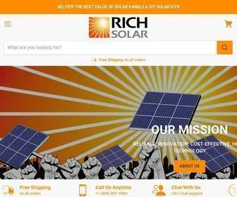 Richsolar.com(RICH SOLAR) Screenshot